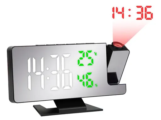 Hodiny s budíkem BLOW CL-02 projekční