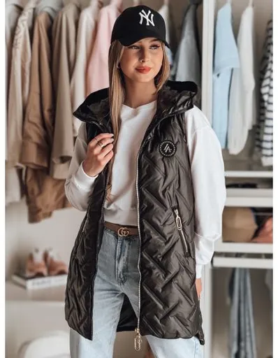 Dámská prošívaná vesta GRANDI černá