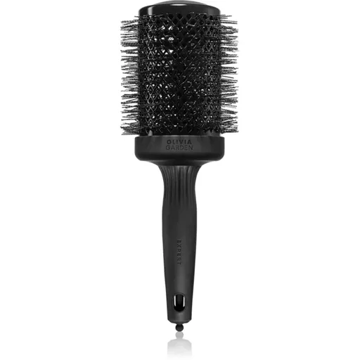 Olivia Garden Black Label SHINE Wavy Bristles kulatý kartáč na vlasy průměr 65 mm 1 ks