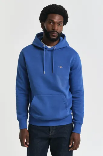 MIKINA GANT REG SHIELD HOODIE RICH BLUE