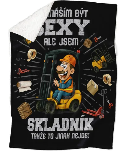 Deka Sexy skladník (Podšití beránkem: ANO)