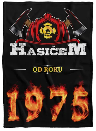 Deka Hasičem od roku (rok: 1975, Podšití beránkem: NE)