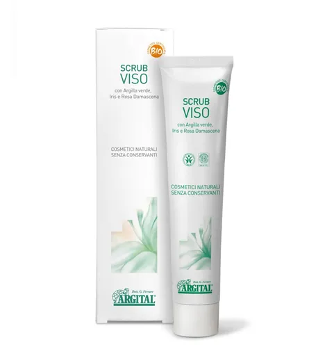 Argital Scrub a pleťová maska se zeleným jílem 75 ml