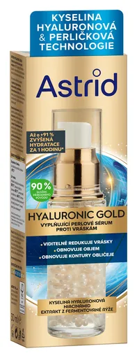 Astrid Vyplňující perlové sérum proti vráskám Hyaluronic Gold 30 ml