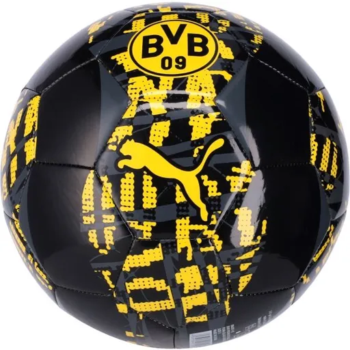 Puma BORUSSIA DORTMUND PRENATCH BALL Fotbalový míč, černá, velikost
