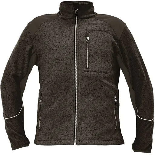 Cerva Pánská pletená mikina BOYER - Černá | XL