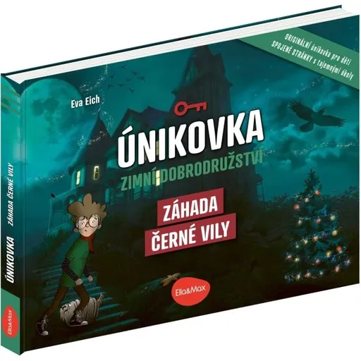 ELLA & MAX ZÁHADA ČERNÉ VILY Úniková hra, mix, velikost