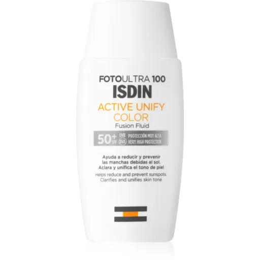 ISDIN FotoUltra 100 Active Unify ochranný tónovací krém proti pigmentovým skvrnám SPF 50+ 50 ml