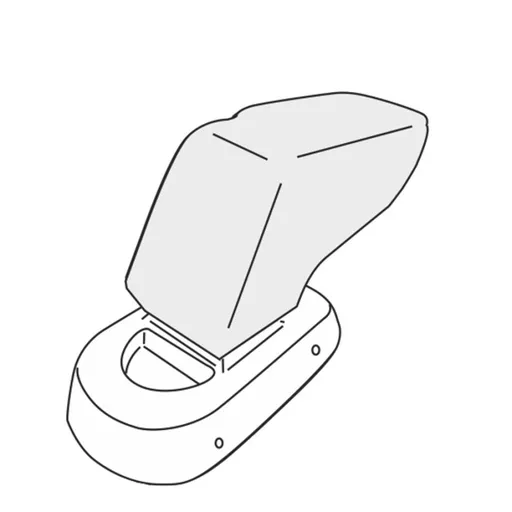 Loketní opěrka Fiat 500X 2015- (pouze adaptér)