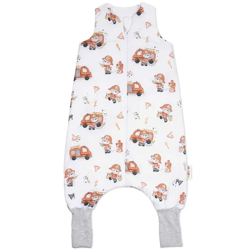 Baby Nellys Spací vak se zahrnovacími nohavičkami Baby fireman, vel. S, 68/86