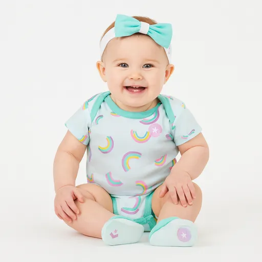 Converse rainbows 3pc box set 6-12m