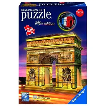 Ravensburger 3D 125227 Vítězný oblouk (Noční edice) (4005556125227)