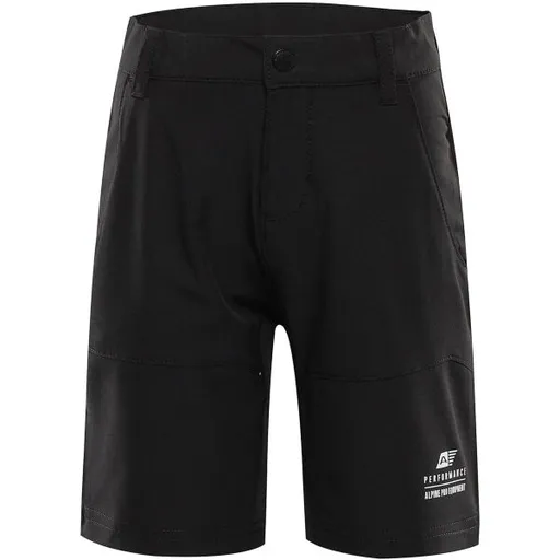 ALPINE PRO BAKO Dětské sportovní kraťasy, černá, velikost 152-158