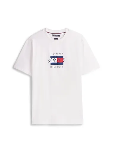 Tommy Hilfiger Linear Flag Graphic Tee S