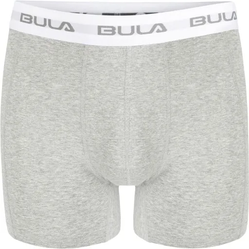 Bula SOLID BOXER Pánské boxerky, šedá, velikost