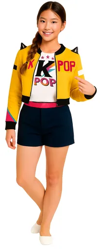 Guirca Dívčí kostým KPOP - Rumi Velikost - děti: M: 115-123 cm