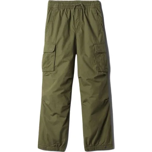 GAP POPLIN PARACHUTE JOGGER Chlapecké kalhoty, khaki, velikost