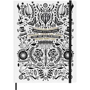 Moleskine Lorenzo Petrantoni XL, tvrdé desky, linkovaný (LEQP090LPETRABOX)