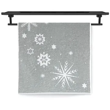 Veba Zoe Kouzlo zimy 70x140 cm šedá/bílá (36801)