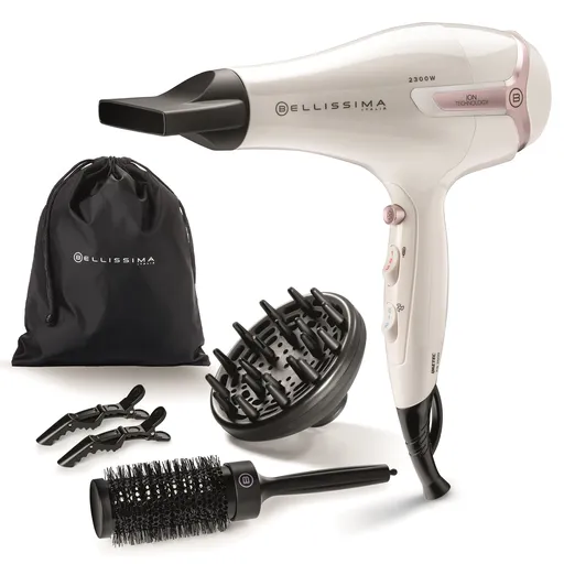 Bellissima Vysoušeč vlasů s kartáčem 11994 K9 2600 ION