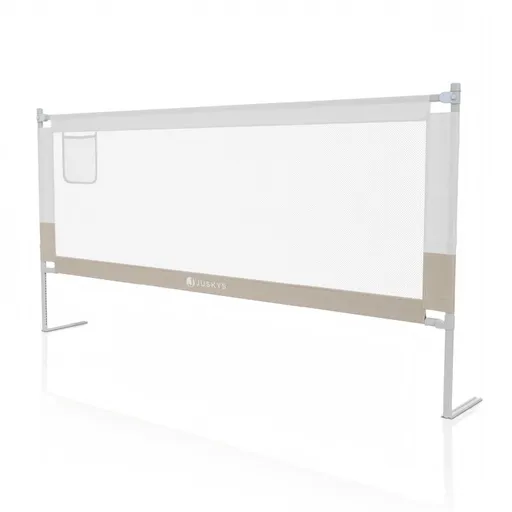 Dětská zábrana na postel, 200 cm, výškově nastavitelná