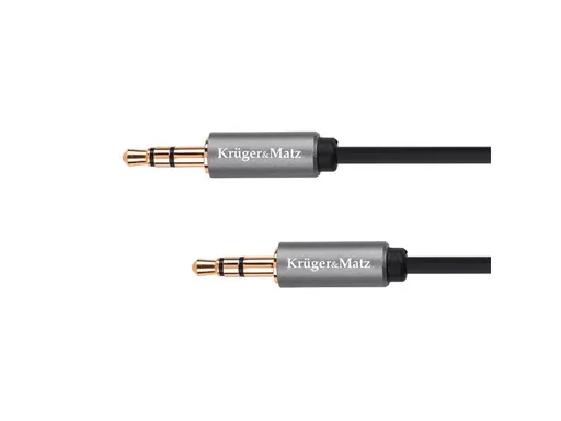 Kabel Jack 3,5mm konektor/Jack 3,5mm konektor 1m KRUGER & MATZ KM1226 Basic