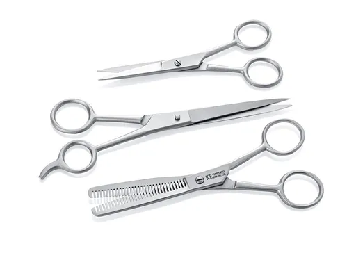 Kadeřnické nůžky, sada 3 ks