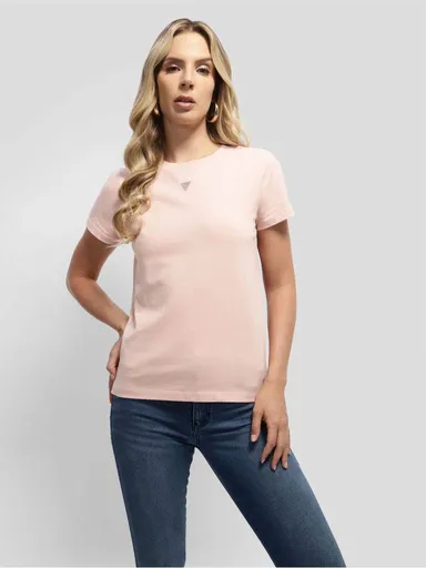 Guess dámské růžové tričko W4BI13KCJI0 M