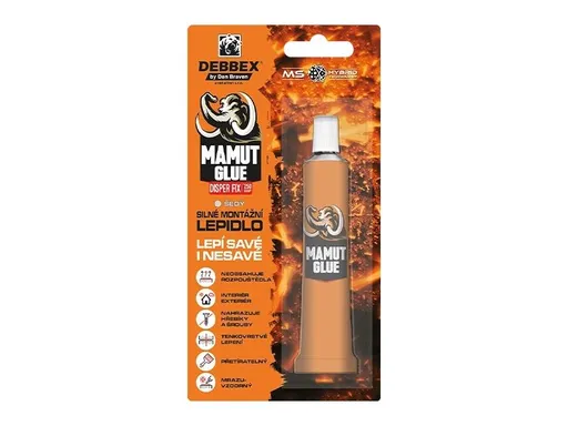 Lepidlo DEN BRAVEN MAMUT GLUE Disper Fix šedé 25ml
