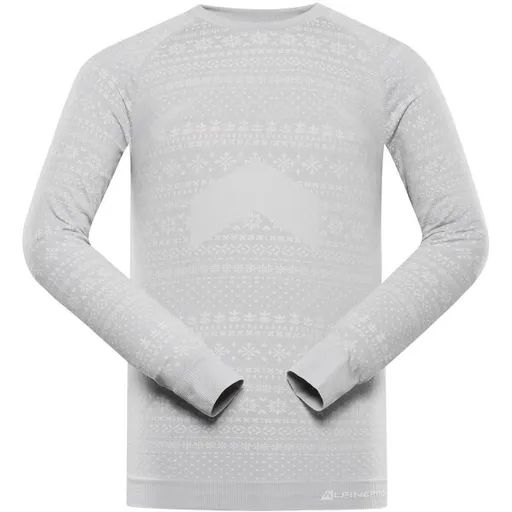 ALPINE PRO AMBOS Pánské funkční spodní triko, šedá, velikost XL/XXL