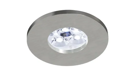 BPM Vestavné svítidlo Aluminio Plata IP65, kart.hliník 3LEDx3W, 230V 3005LED2.D40.3K