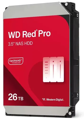 WD RED Pro NAS WD260KFGX 26TB SATAIII/600 512MB cache, 272 MB/s, CMR