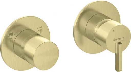 DEANTE Silia kartáčovaná zlatá Sprchová baterie, se sprchovým přepínačem BQS_R46P