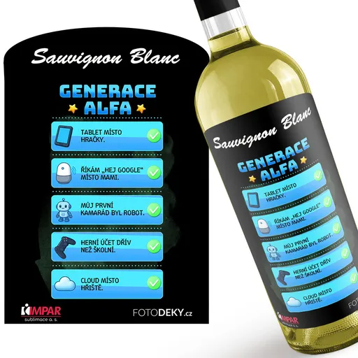 Víno Generace Alfa – nastavení (Druh Vína: Bílé víno)