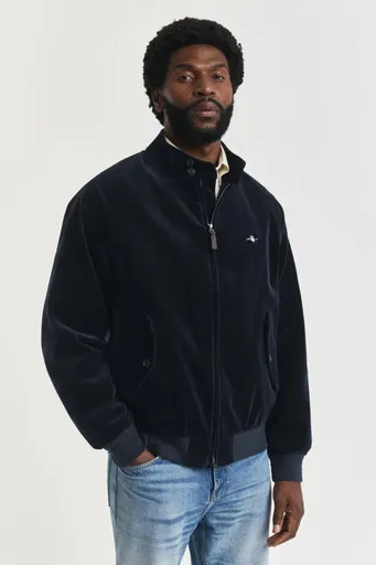 BUNDA GANT CORD HARRINGTON JACKET EVENING BLUE