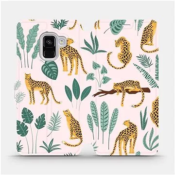 Flip pouzdro na mobil Samsung Galaxy A8 2018 - MP07S Leopardi (5903516784417)