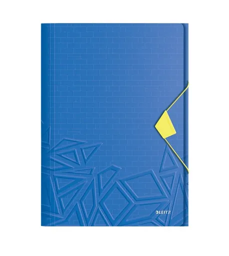LEITZ Tříchlopňové desky UrbanChic PP, A4, modrá