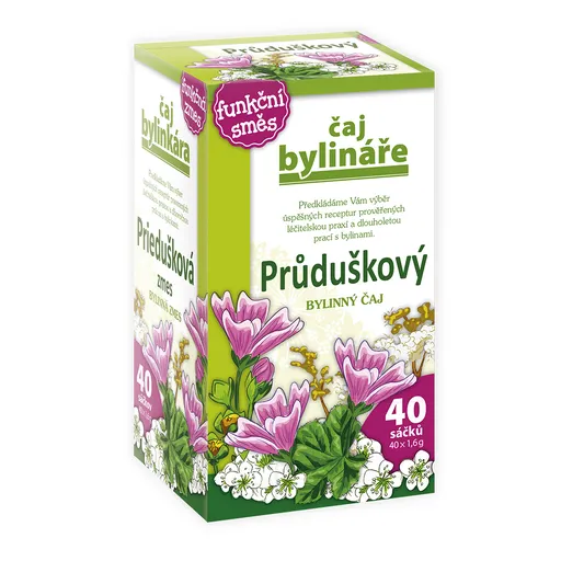 Čaj bylináře Průduškový nálevové sáčky 40x1,6 g