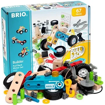 Brio 34595 Stavebnice Brio BUILDER pull-back systém  (7312350345957)