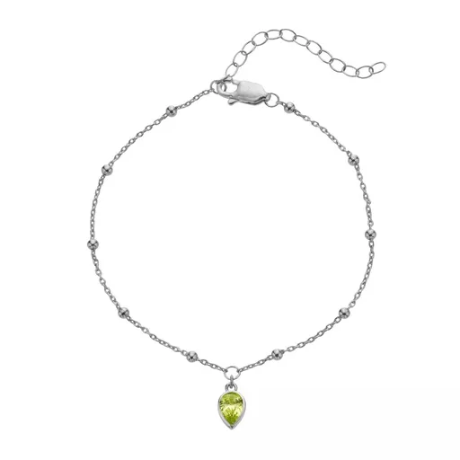 Hot Diamonds Náramek pro ženy narozené v srpnu Silver Whisper SWB032