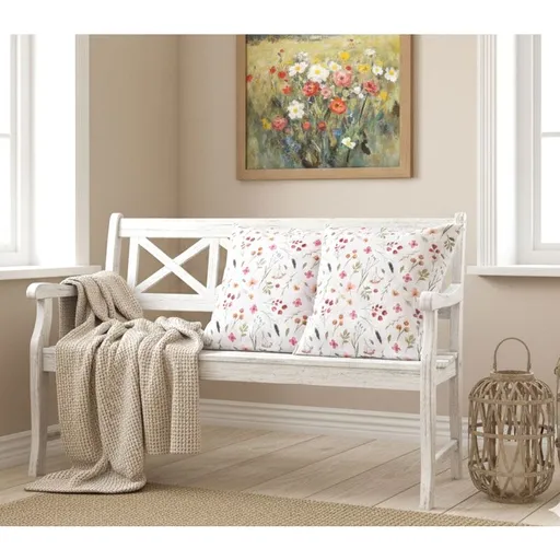 Návlek na polštář, Luční květiny, 40 x 40 cm