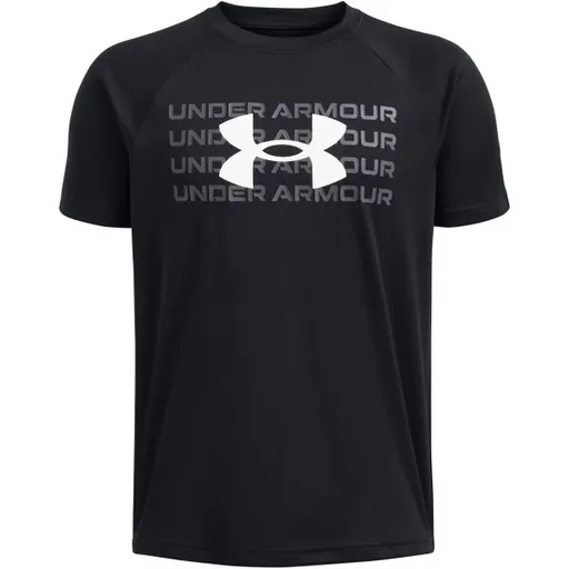 Under Armour TECH LOGO Chlapecké triko, černá, velikost M