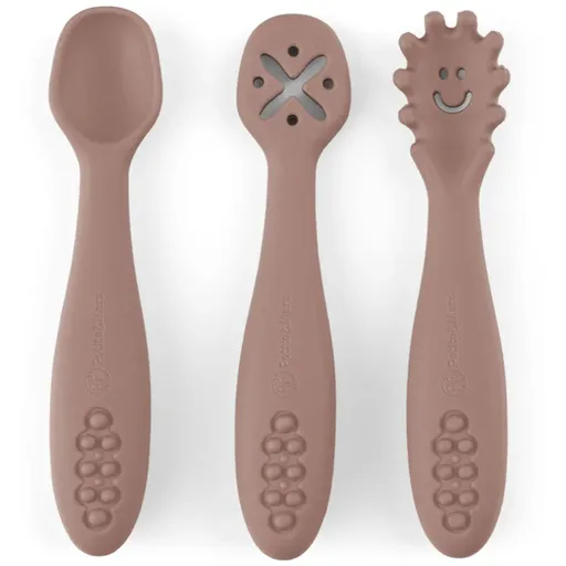 Petite&Mars Take&Match 6m+ lžička pro děti Velvet Latte 3 ks