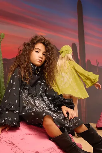 Dětské bavlněné šaty Pinko