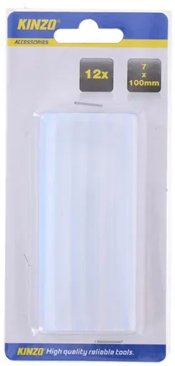 Edco Tyčinky do tavné pistole KINZO 12ks