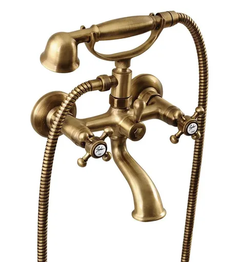 SAPHO ANTEA nástěnná vanová baterie kompletní, bronz 3016