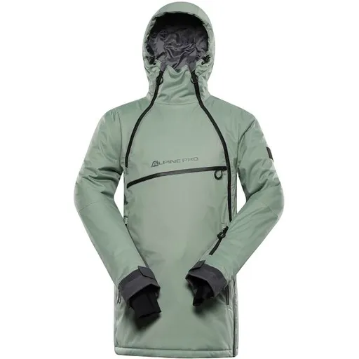 ALPINE PRO OMEQ Pánská lyžařská bunda, zelená, velikost