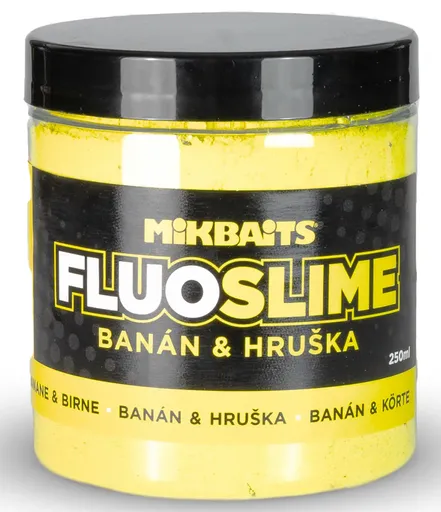 Mikbaits obalovací dip fluo slime 100 g - banán hruška