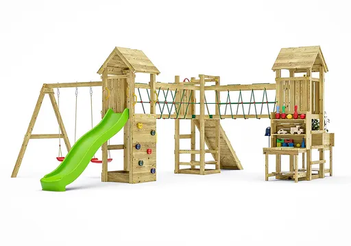 Detské ihrisko Marimex Play Basic 012 + zelená šmykľavka