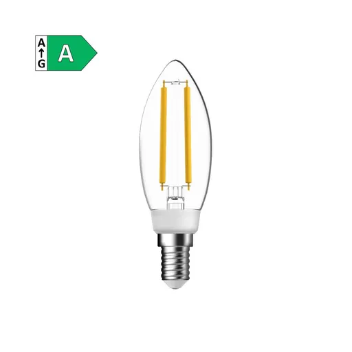 NORDLUX A-Class E14 C35 485Lm 4000K LED žárovka čirá 5223000421